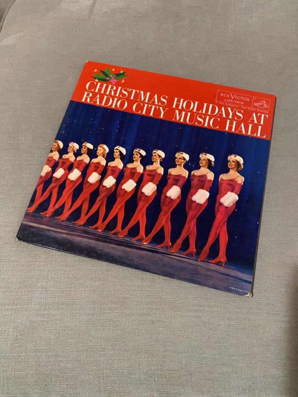 RADIO CITY MUSIC 1958 Christmas Holidays at  Hall Framed 33 Album VTG RCA Victo
